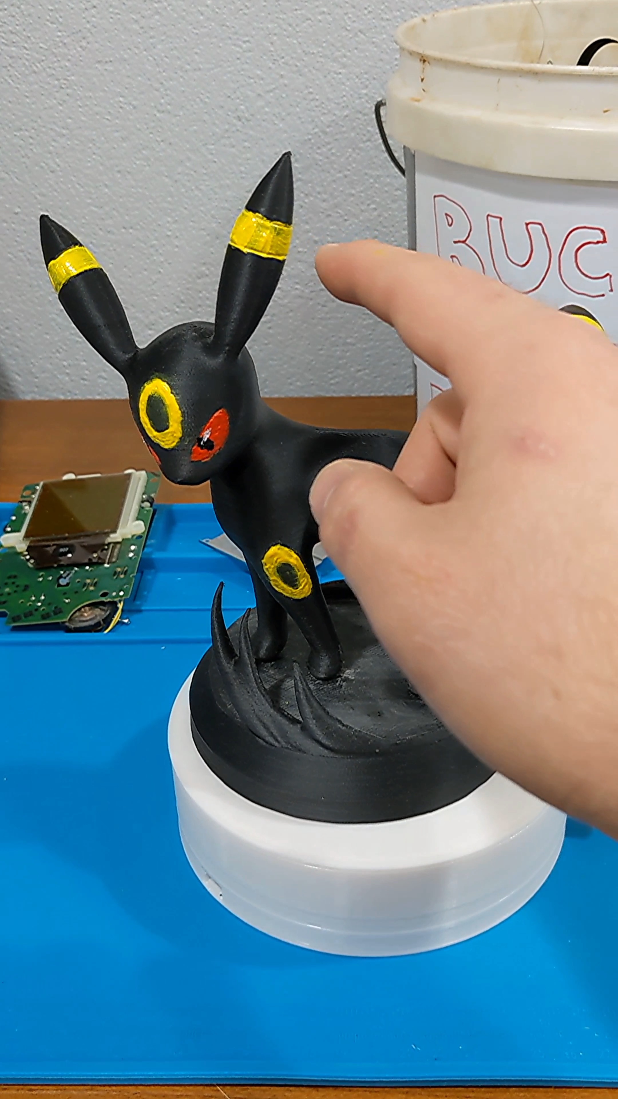 Yellow paint not adhering well to black PLA