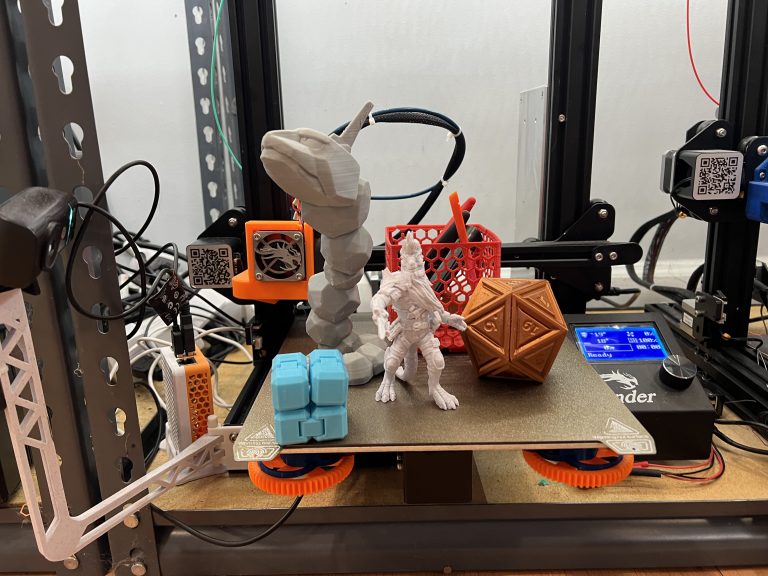 3D prints on a 3D printer